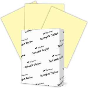 Springhill Index Canary 110 lb. Cover 11" x 17" - 35320I - Pack of 250
